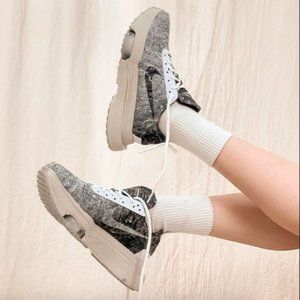 Nike Air Zoom-Type SE Flyknit Running Shoe Gray